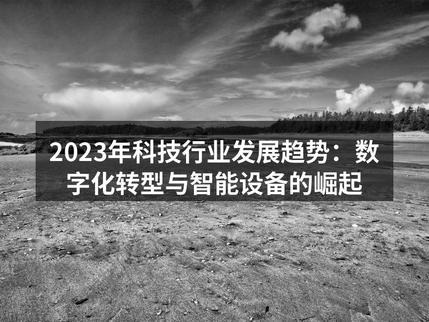 2023年科技行业发展趋势：数字化转型与智能设备的崛起
